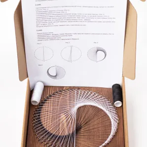 Мандала "Инь-ян" 20/20 см /2 чакра/ набор для творчества и медитаций